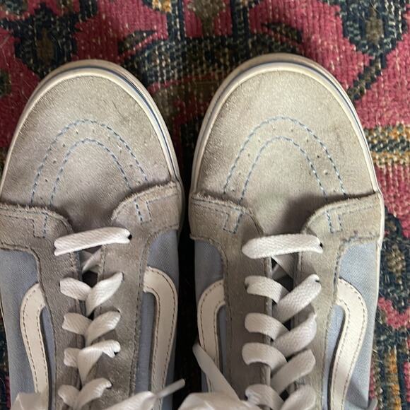 VANS Sk8-Hi hi top suede canvas skateboard skater sneakers Sz 8 - Picture 6 of 8